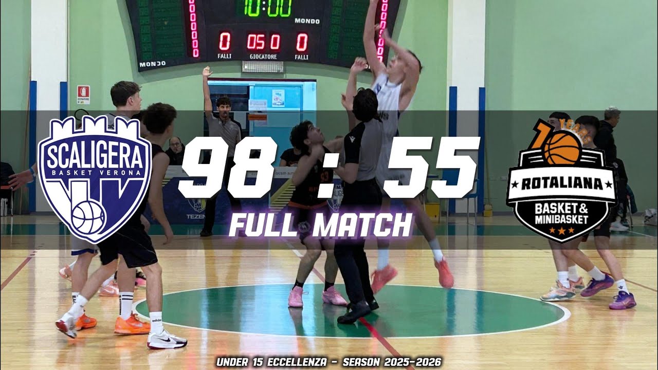 U15 Eccellenza | Tezenis VR - Rotaliana BK&MB | Match Day 16 | FULL MATCH | 25.01.2026