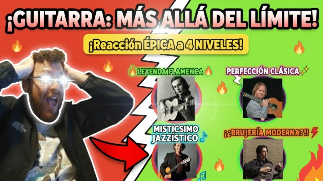 ¿Es este el Nivel DIOS? 4 NIVELES de Guitarra: De la Perfección a lo IMPOSIBLE 🎸