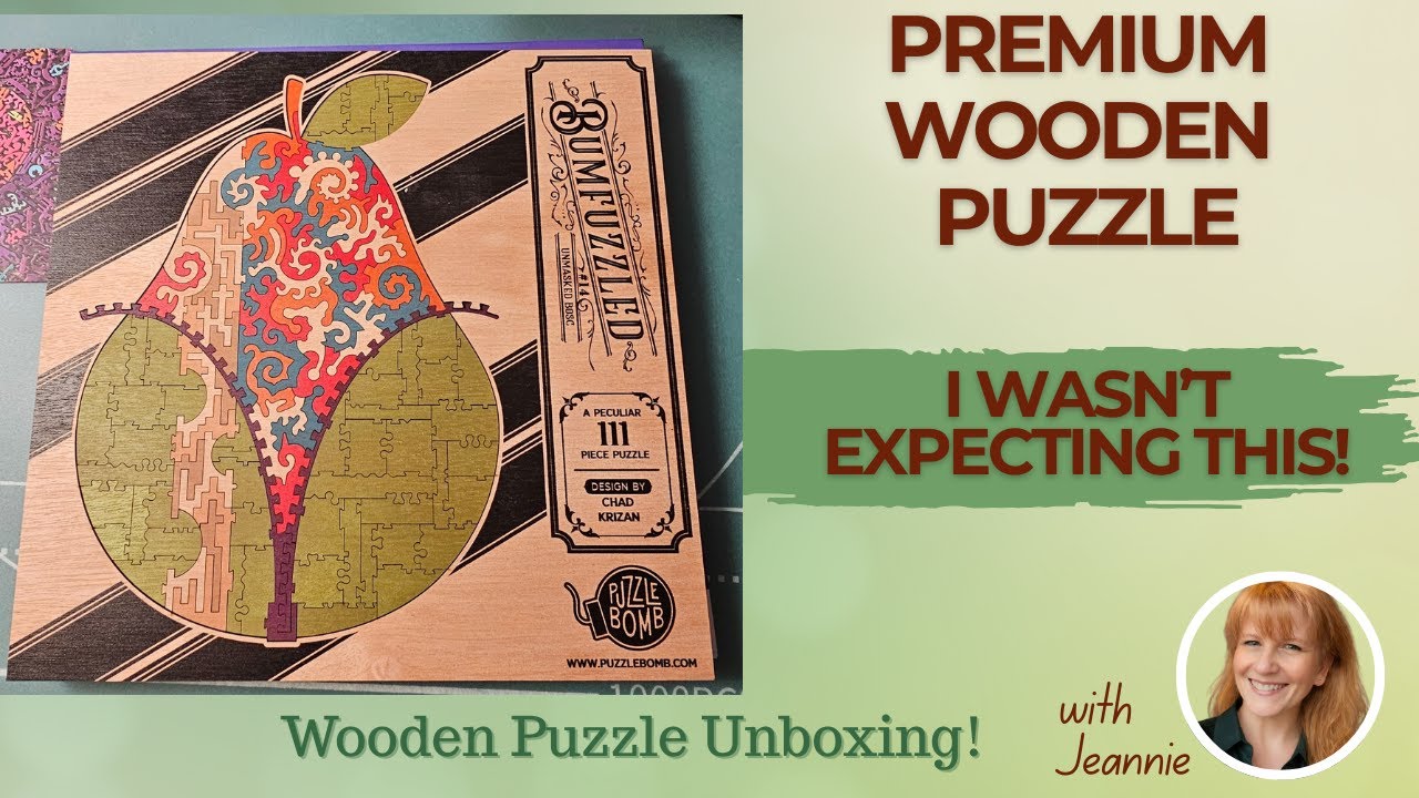 Puzzle Bomb  - Unmasked Bosc  - National Puzzle Day #puzzle #pears #buzzlebomb