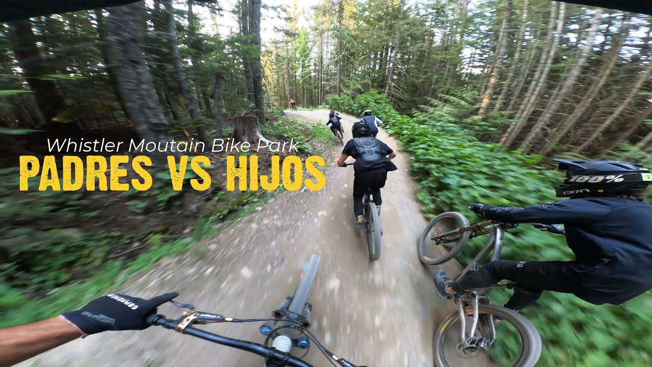 CARRERA PADRE E HIJO SIN PEDALEAR - Whistler Bike Park 2024