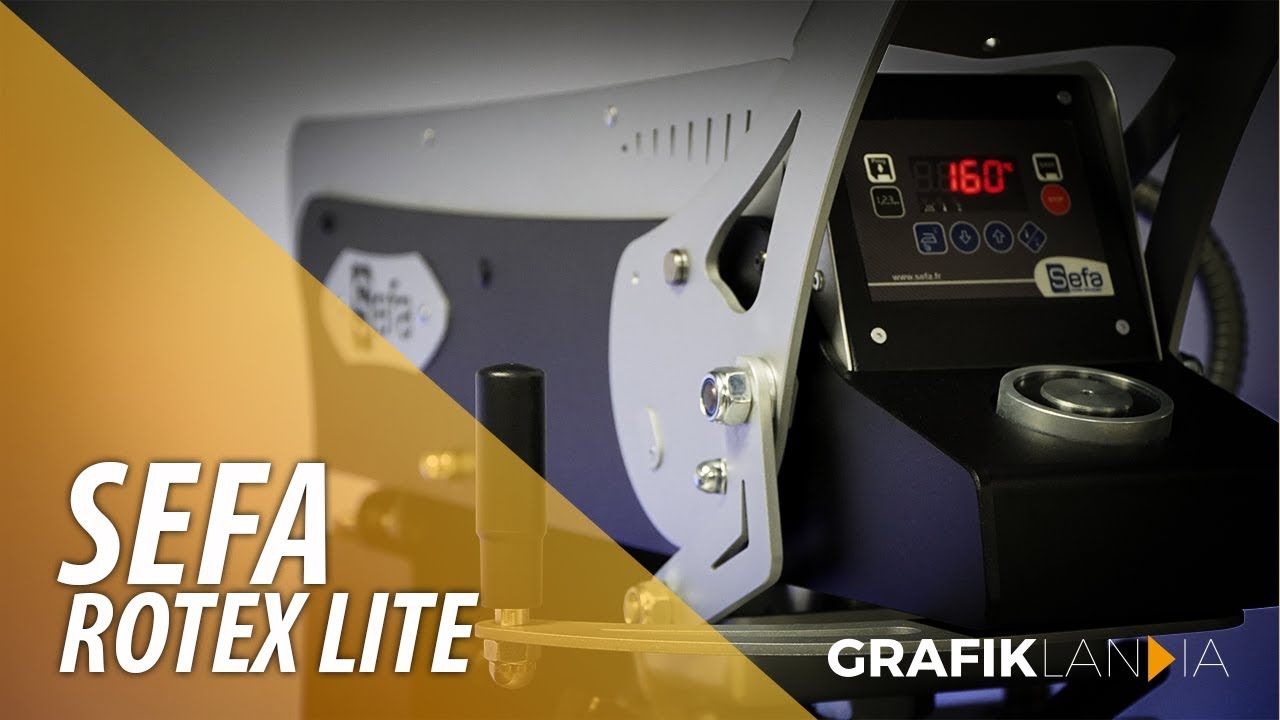 La MEJOR Plancha / Prensa Térmica | SEFA Rotex Lite