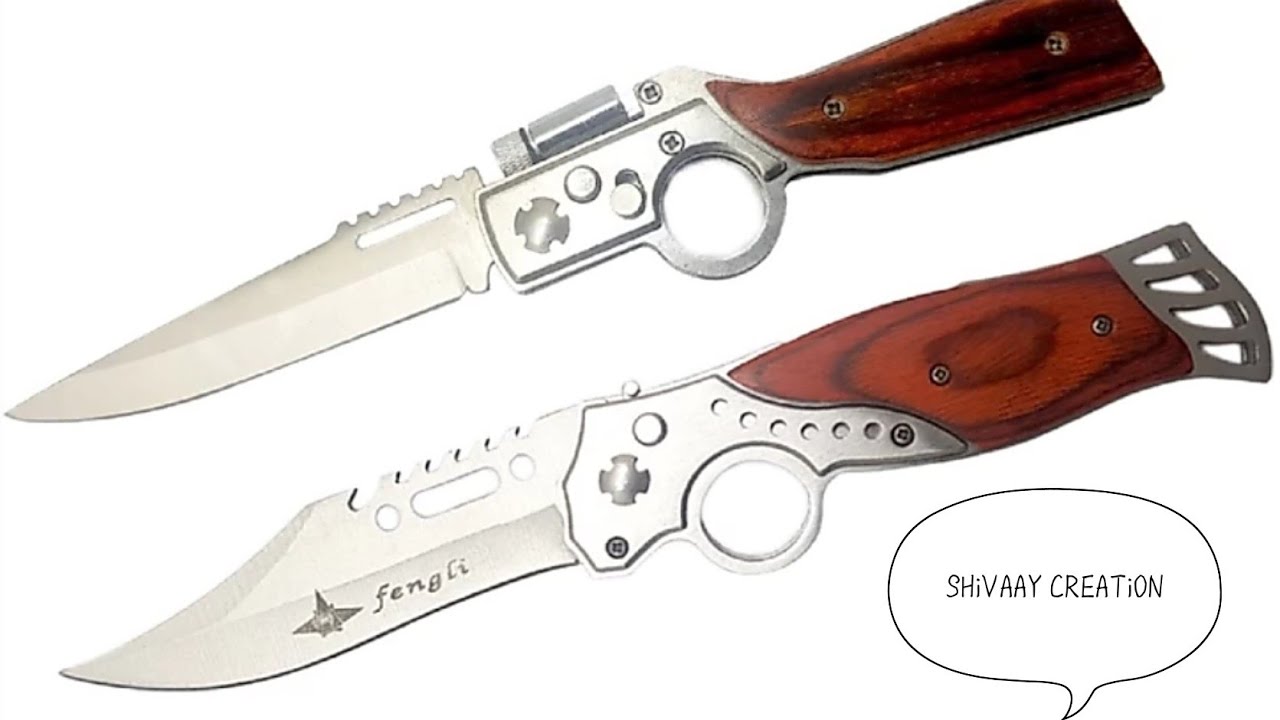 Tuelip Folding Lock Button Knife | Unboxing | BY SHiVAAY CREATiON