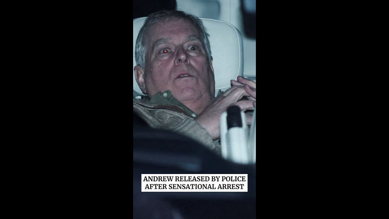 Andrew released by police but remains under investigation