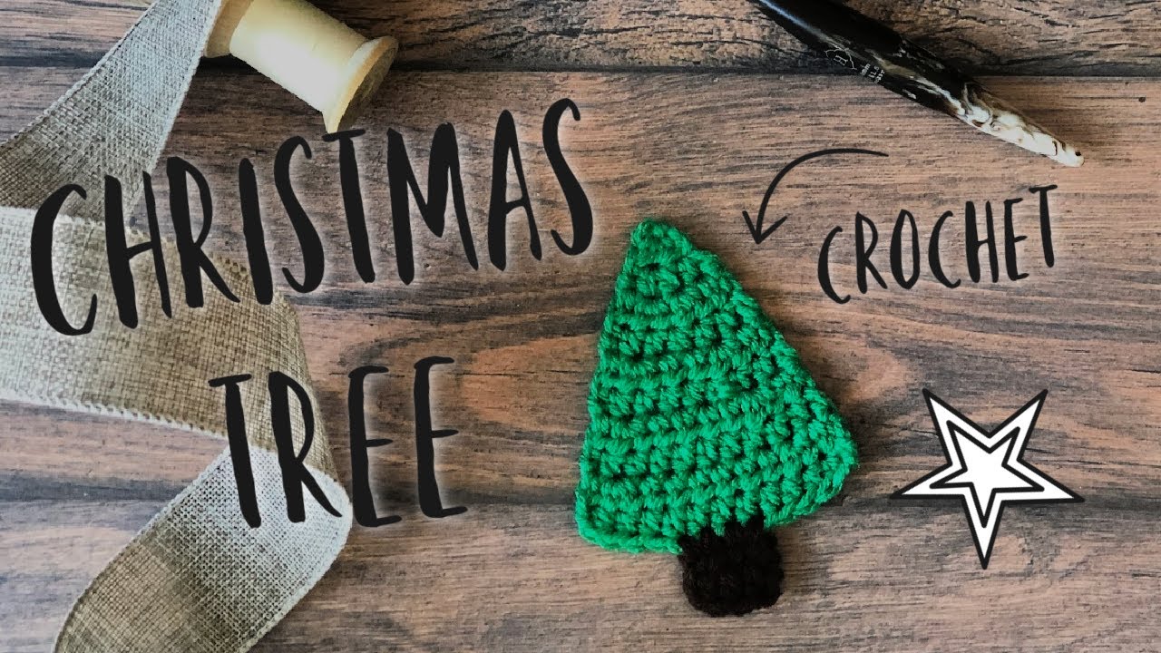 How To Make A Flat Christmas Tree Crochet Video Tutorial (Easy!)