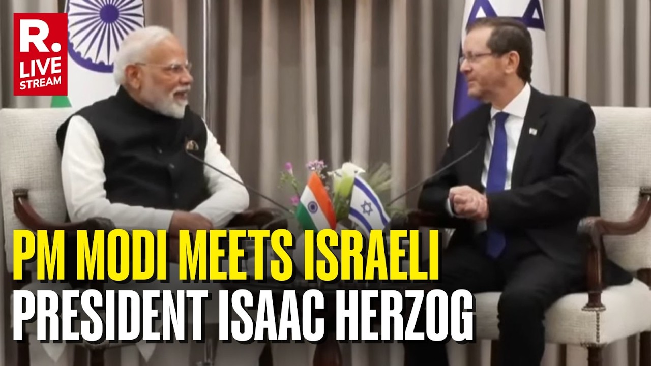 PM Narendra Modi holds meeting with Israeli President Isaac Herzog in Jerusalem | India