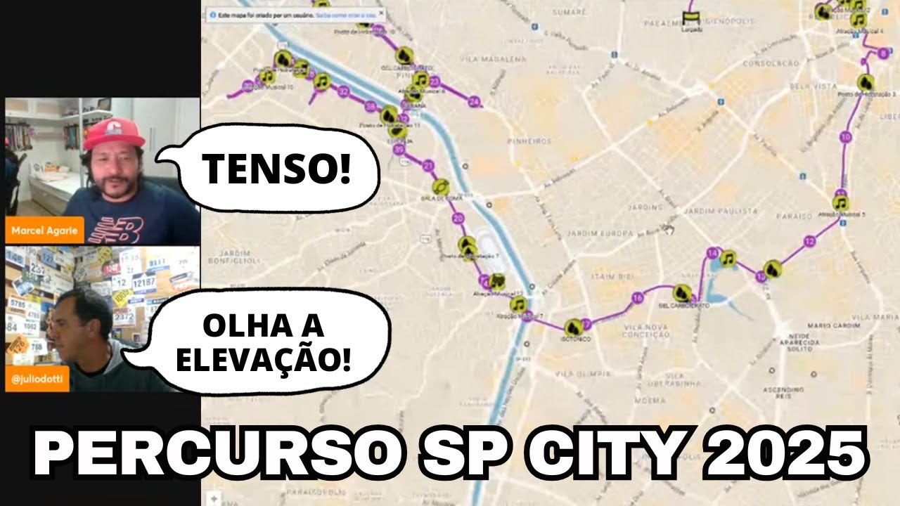 Armadilhas do percurso da SP CITY MARATHON