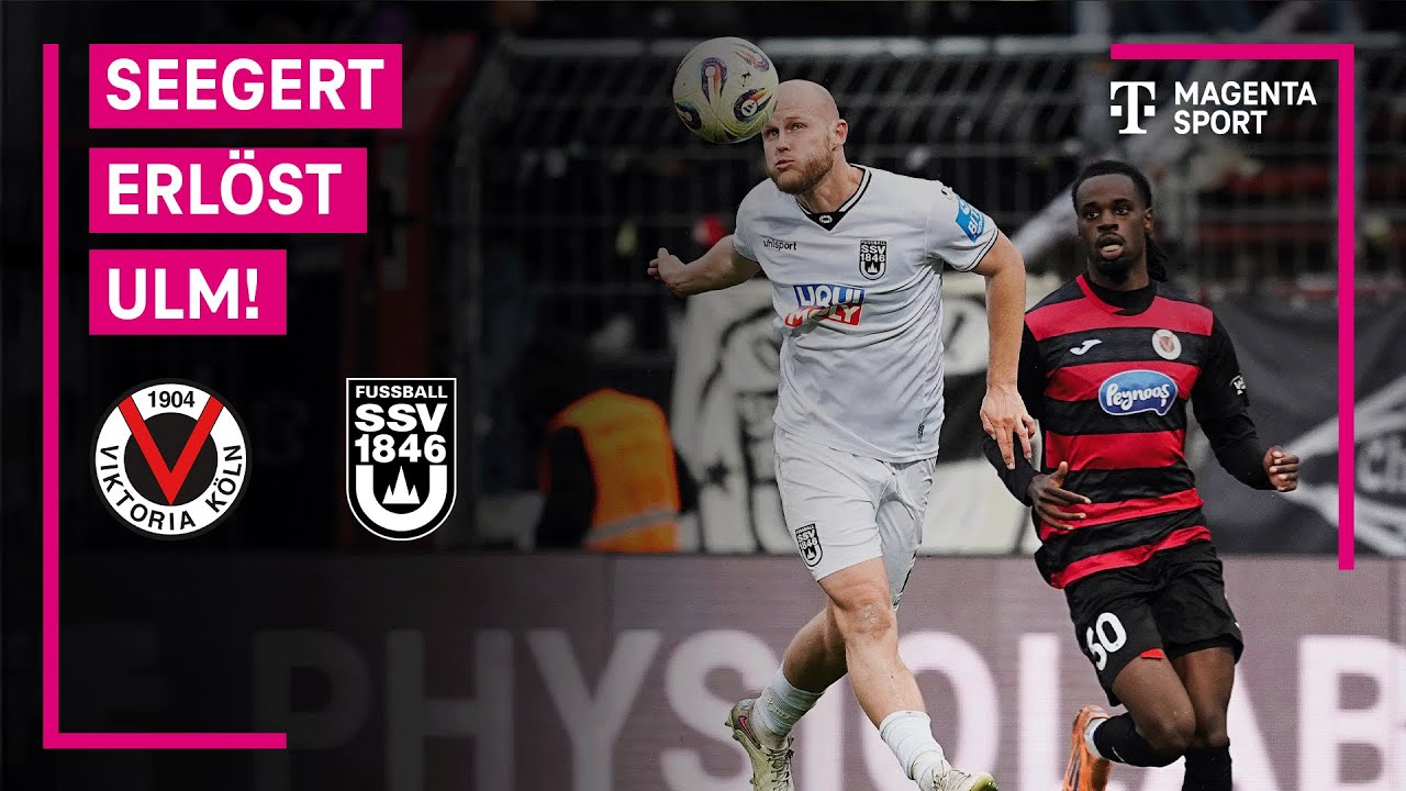 FC Viktoria K&ouml;ln - SSV Ulm 1846, Highlights mit Live-Kommentar | 3. Liga | MAGENTA SPORT