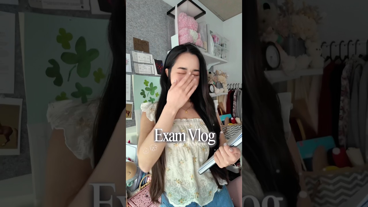 EXAM DAY: Take my exam with me 😭 #study #studyvlog #exam #studentmotivation #shorts #backtoschool