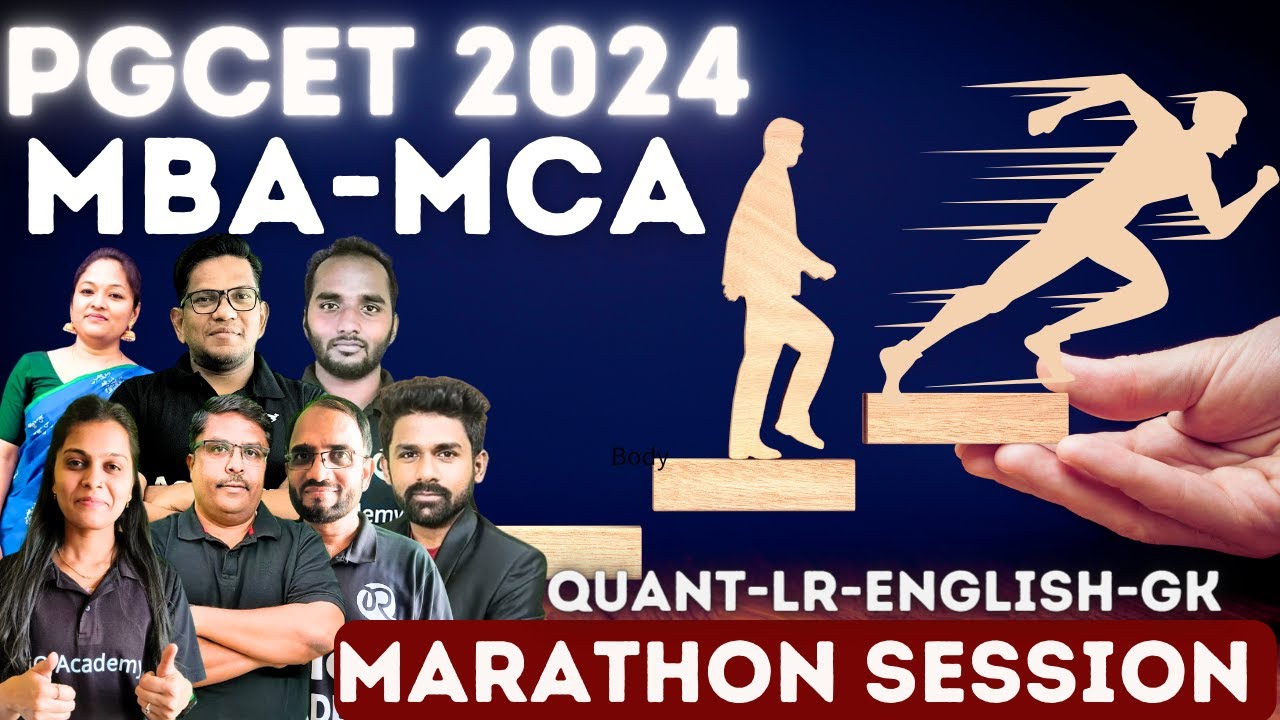 PGCET 2024 | KEA PGCET 2024 MBA MCA | Marathon Session