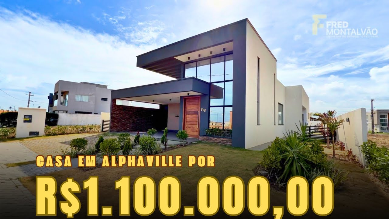 Alphaville Sergipe, casa em Condomínio Fechado na Barra Dos Coqueiros.