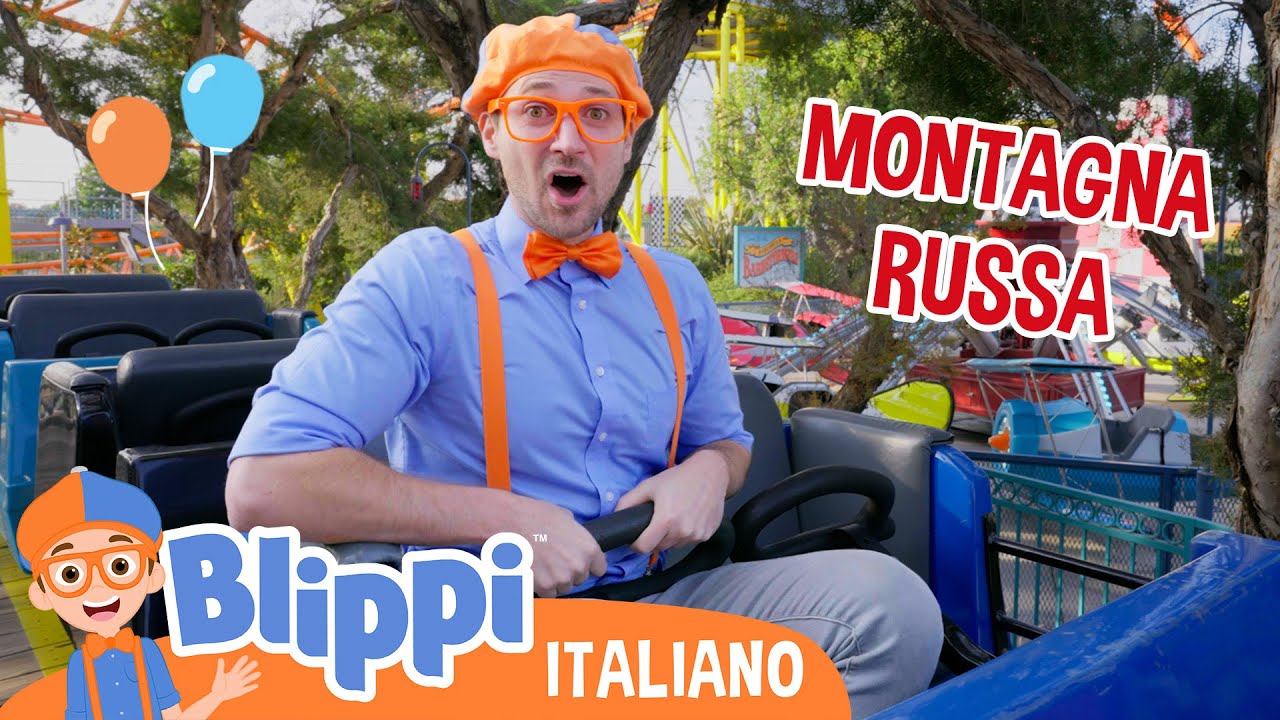 Al parco divertimenti di Adventure City | Blippi in Italiano | Video educativi per bambini