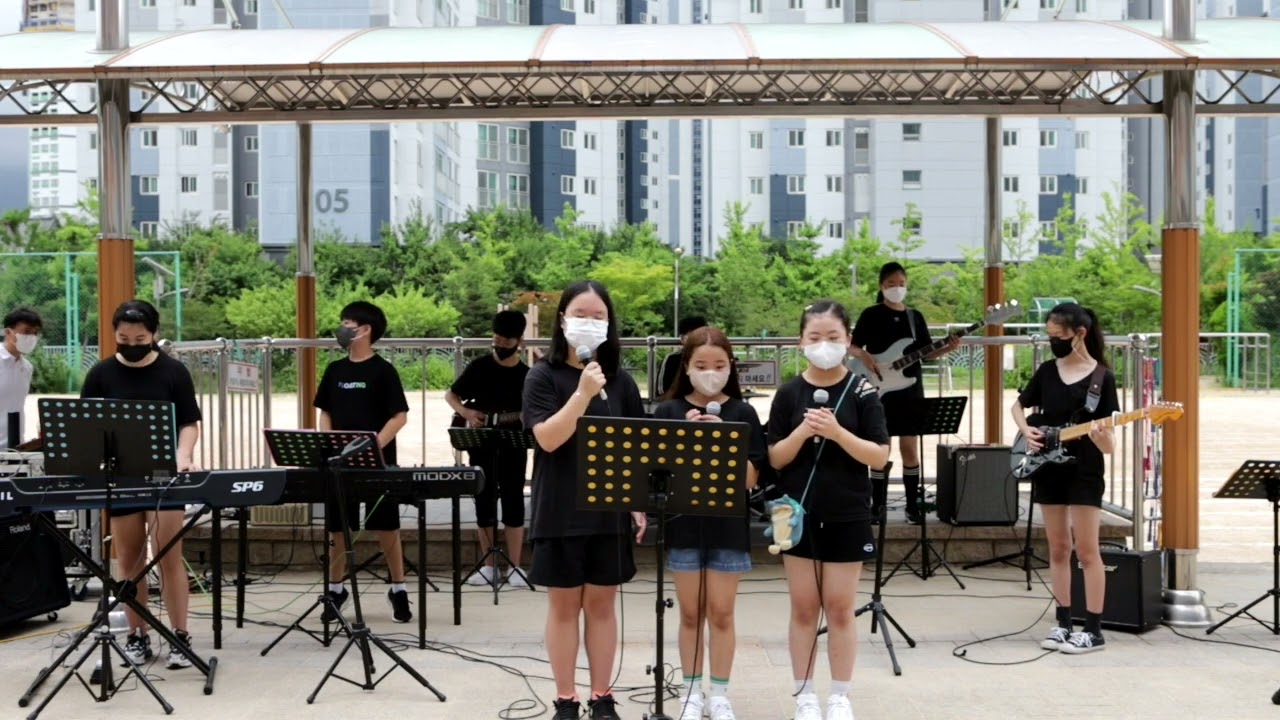 증산초등학교 J.S 밴드 등굣길 음악회 (할아버지와 수박)