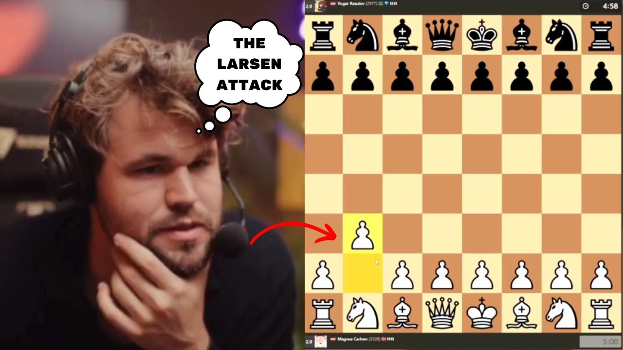 Magnus Carlsen shows us how to play The Larsen Opening