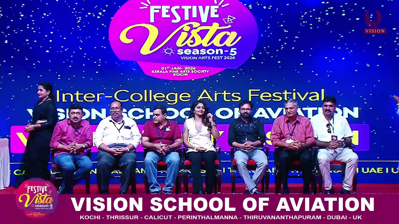 LIVE : FESTIVE VISTA SEASON 5 - 31-01-2026 | VISION SCHOOL OF AVIATION