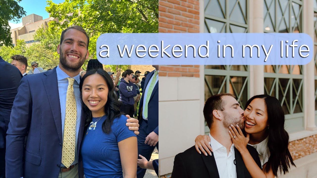 VLOG | Notre Dame vs NIU, 24th birthday, engagement photos