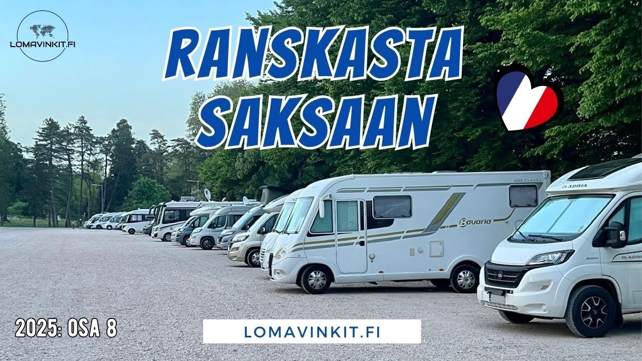 Matkailuautolla Ranskassa, kylästä toiseen: Dole, Belfort, Andlau, Wissembourg, Kevät 2025 osa 8