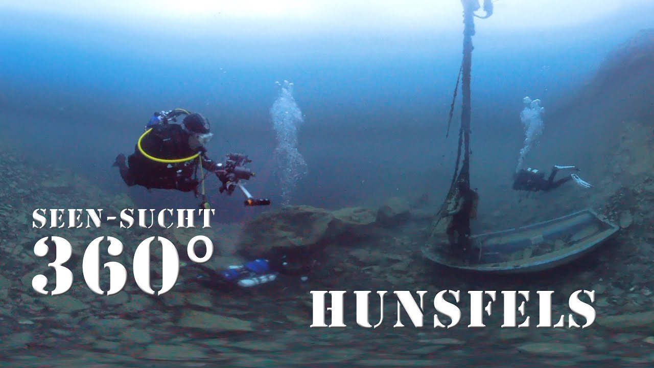 4K 360° VR : Erster Tauchgang im Hunsfels : Seen-Sucht