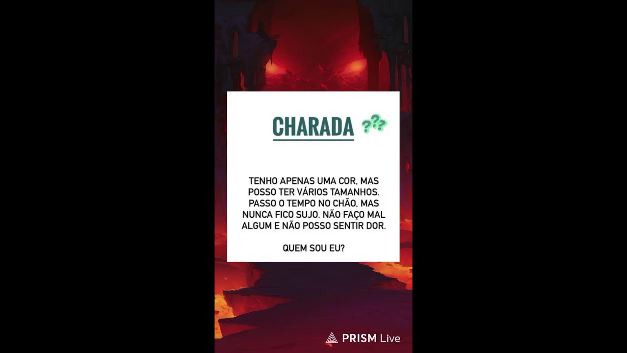 Vamos de charada na tarde de Sábado, Live...