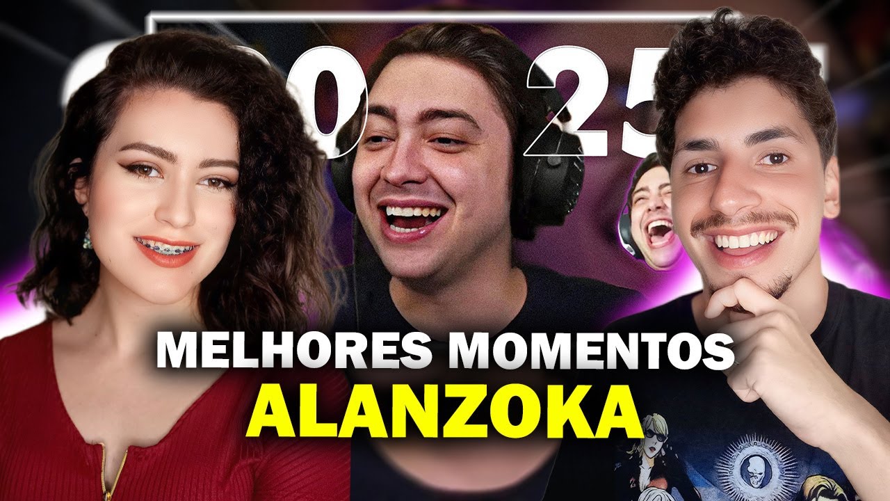 IMPOSSÍVEL NÃO RIR com os MELHORES MOMENTOS do ALANZOKA