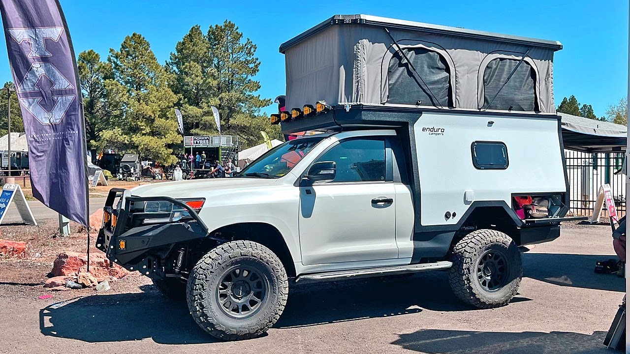 Land Cruiser CUT IN HALF to make FIRST EVER Toyota SUV Pop Up Truck Camper