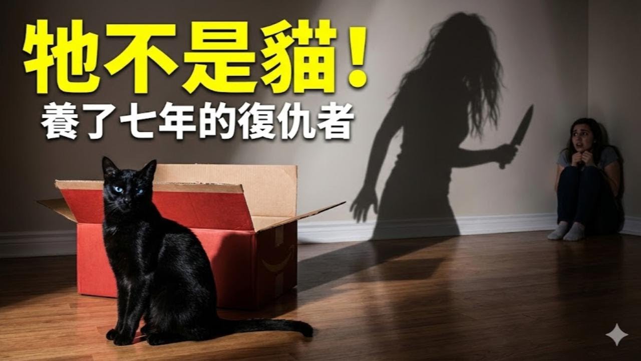 《貓的報恩》養了七年的黑貓，竟是當年受害者的化身？精神分裂女主播的死亡真相，結局極度舒適！