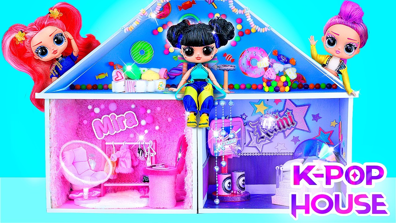 Creating 3 K-Pop Demon Hunters Rooms! 10 DIYs for L.O.L. Dolls