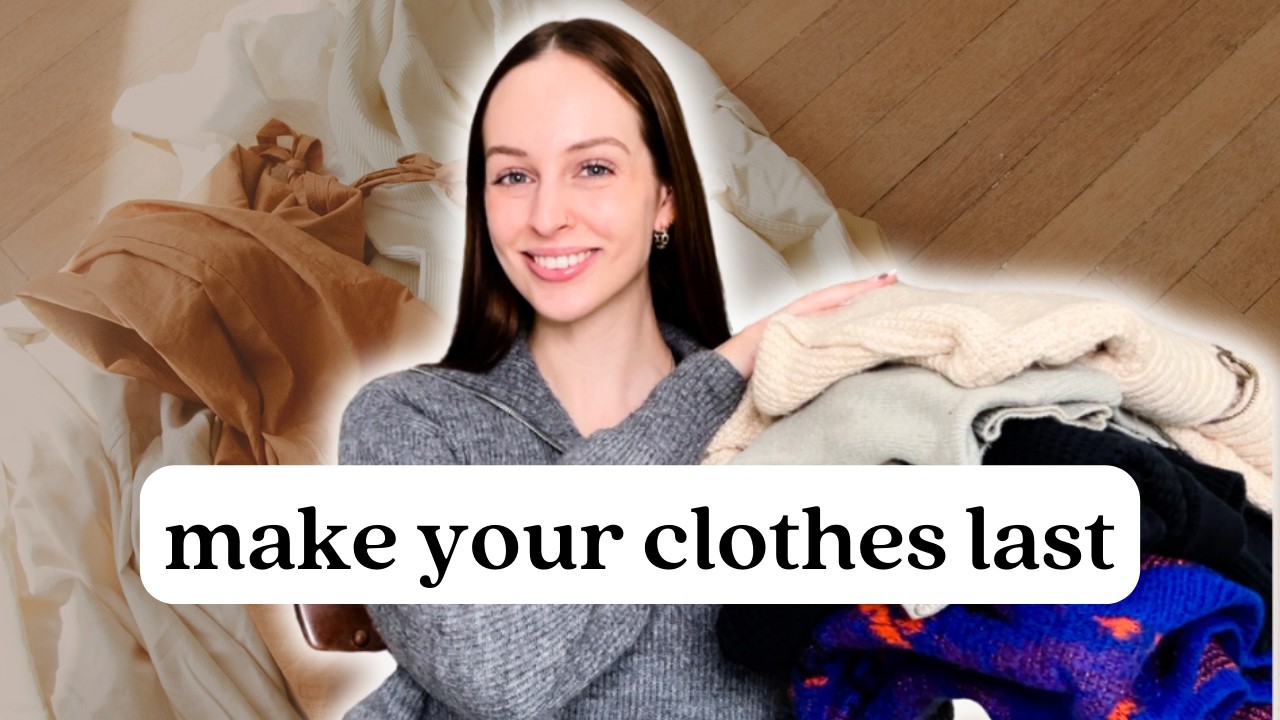 How to Care for Your Clothes to Make Them Last