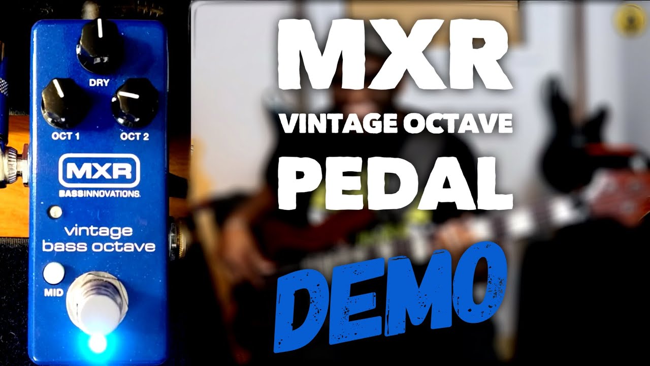 Демонстрация педали бас-гитары MXR Mini Vintage Octave ~ Уроки игры на бас-гитаре от Daric