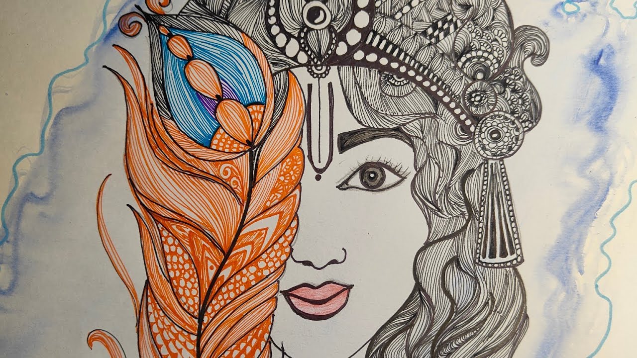 Beautiful mandala art .