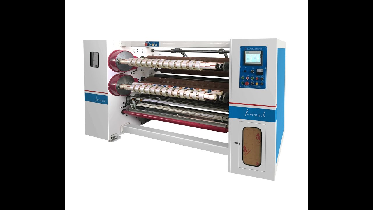 HOW A BOPP TAPE SLITTING MACHINE WORKS | STEP-BY-STEP PROCESS | BOPP PACKAGING TAPE MAKING MACHINE