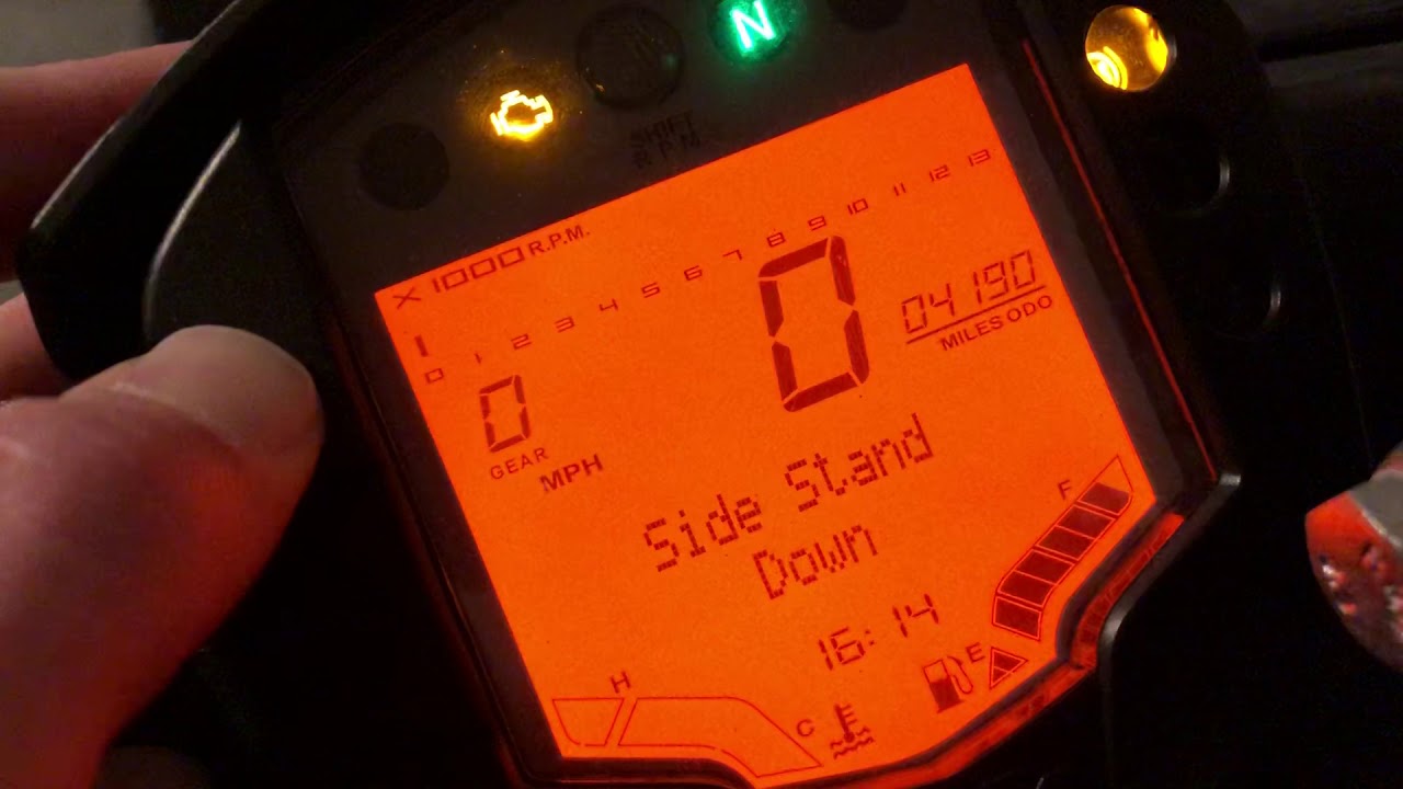 KTM RC390 Digital Display FAQ