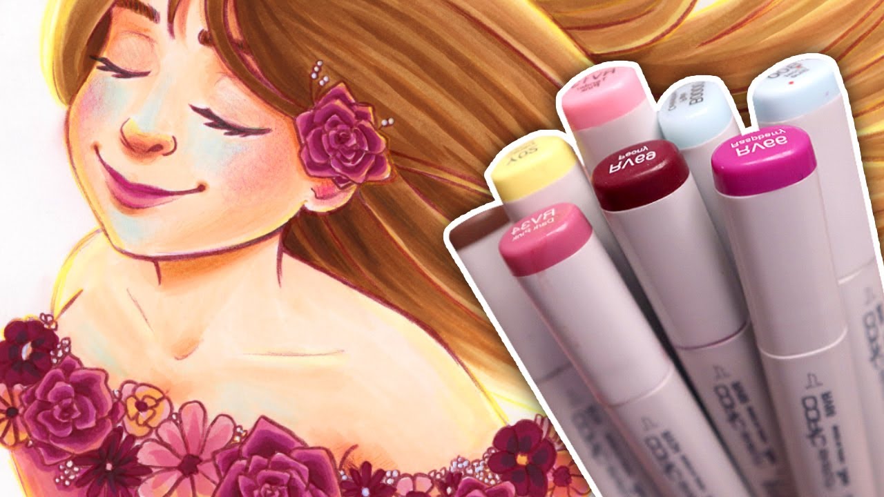 Copic Speedpaint - Colouring Fancy Light Sources with Markers