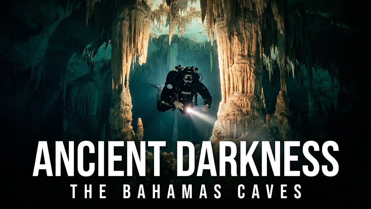 Cave Diving Exploration Ancient Bahamas Underground Revealing A Hidden Beauty Darkness Secrets.