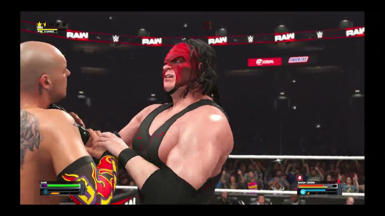 WWE 2K25 &mdash; геймплей на Nintendo Switch 2 &mdash; Кейн против Барона Корбина