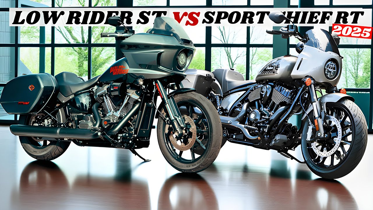2025 Harley-Davidson Low Rider ST vs Indian Sport Chief RT | Muscle Cruiser Clash