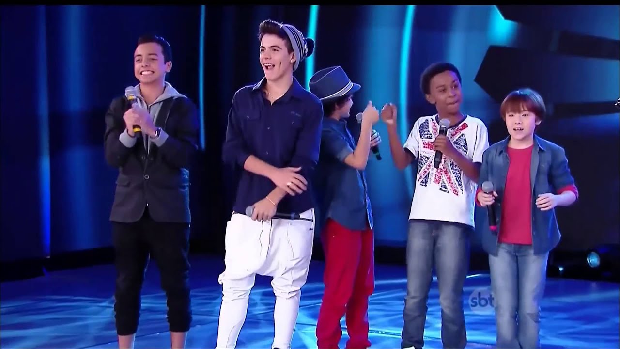 Gustavo Daneluz - Máquina da Fama 060715   Desafio Meninos de Carrossel cantam One Direction1