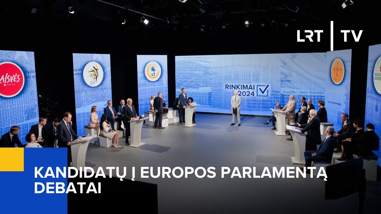 Rinkimai 2024. Kandidatų į Europos Parlamentą debatai | 2024-06-03