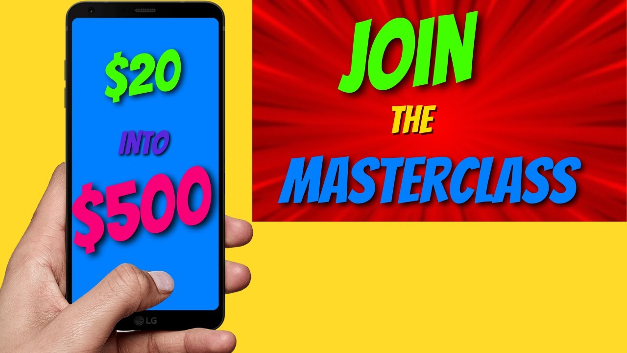 Turn $20 Into $500 With Cryptocurrency | #Cryptomasterclass #bitcoin #crypto