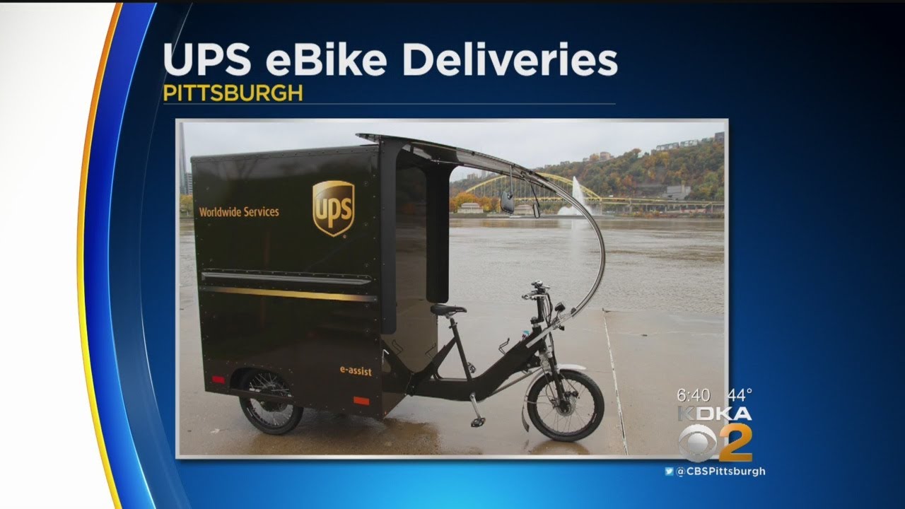 UPS Launches eBike For Eco-Friendly Downtown Package Delivery