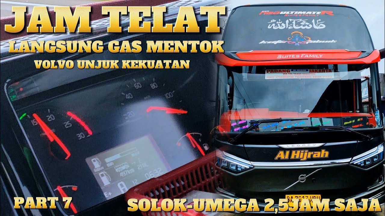 JAM TELAT LANGSUNG GASPOL UBER  BUS SUMBAR LAIN NYA || Trip Bukittinggi-Jakarta 7