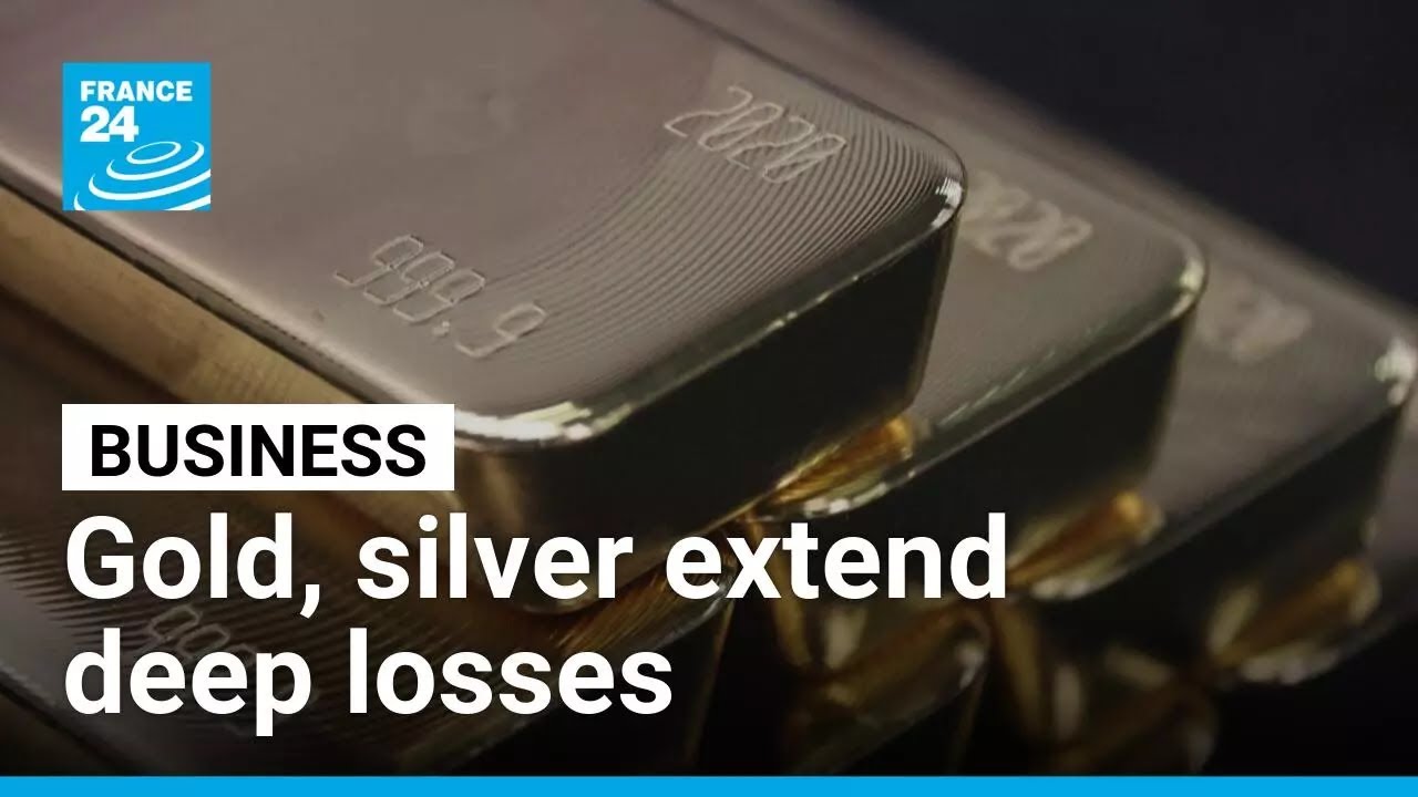 Gold, silver continue to fall as record rally runs out of road • FRANCE 24 English