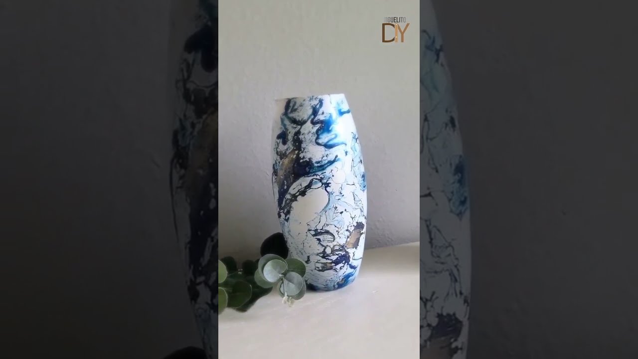 Quick Vase DIY hack | Vase painting using nail paint | Home decor ideas