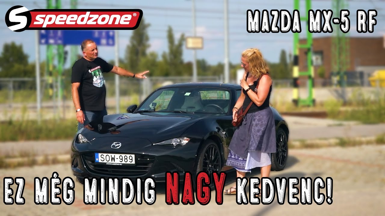 Speedzone teszt: Mazda MX-5 RF: Ez még mindig nagy kedvenc!