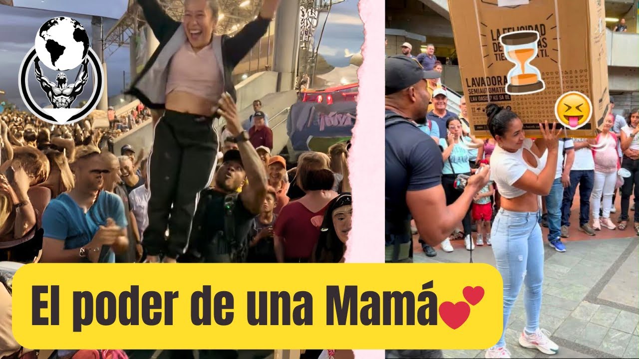 Le cambiamos la vida a la mujer más fuerte con una lavadora 🥵