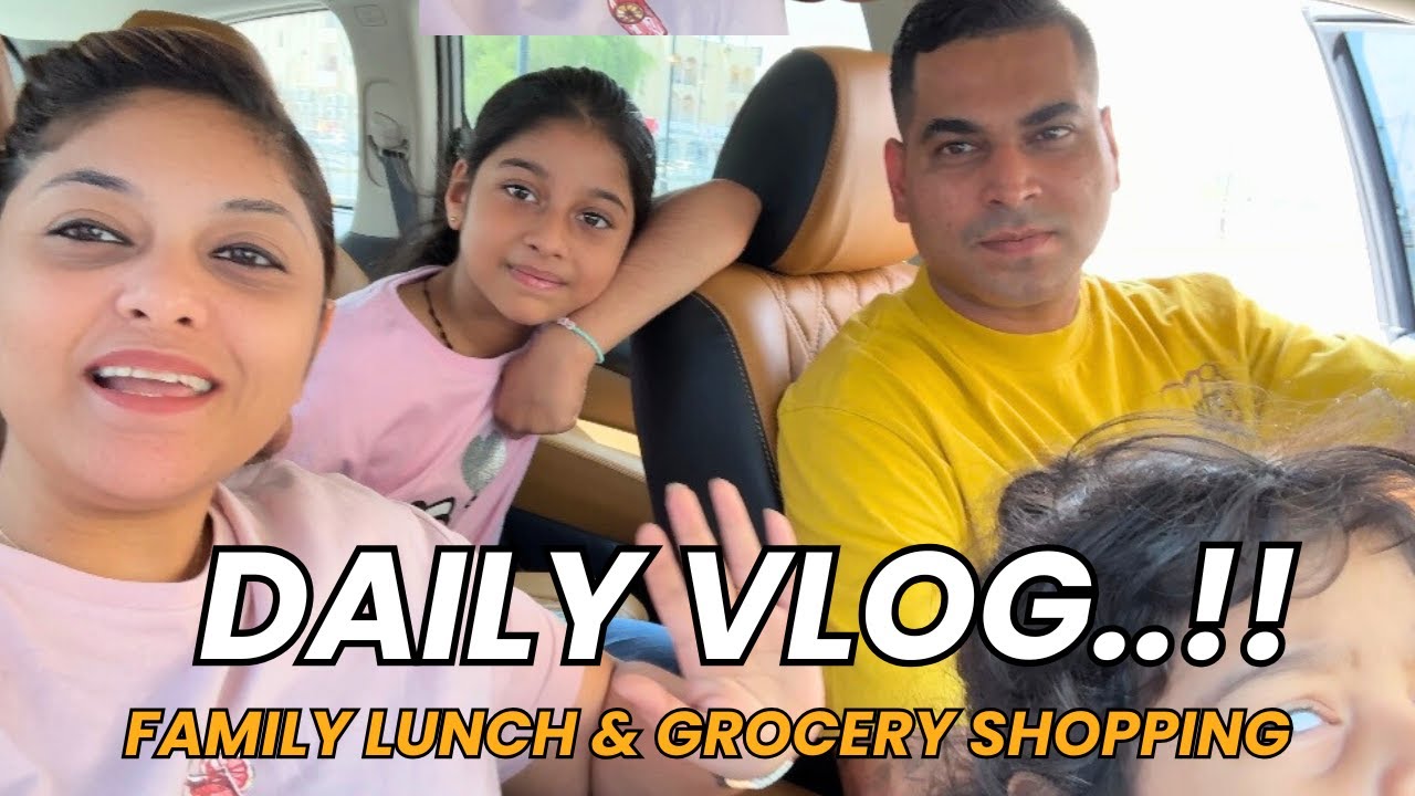 DAILY VLOG | FAMILY LUNCH & GROCERY SHOPPING | Goan Vlogger |Konkani Vlogs #goanvlogger