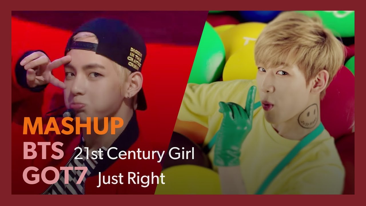 [MASHUP] BTS × GOT7｜21st Century Girl + Just Right (Split Audio) / 방탄소년단 × 갓세븐｜21세기 소녀 + 딱 좋아