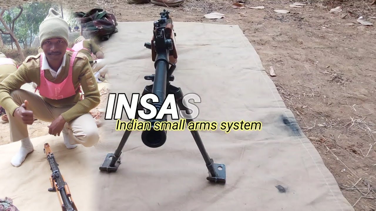 INSAS .LMG.5.56MM.rifle.इंसास राइफल खोलना जोड़ना