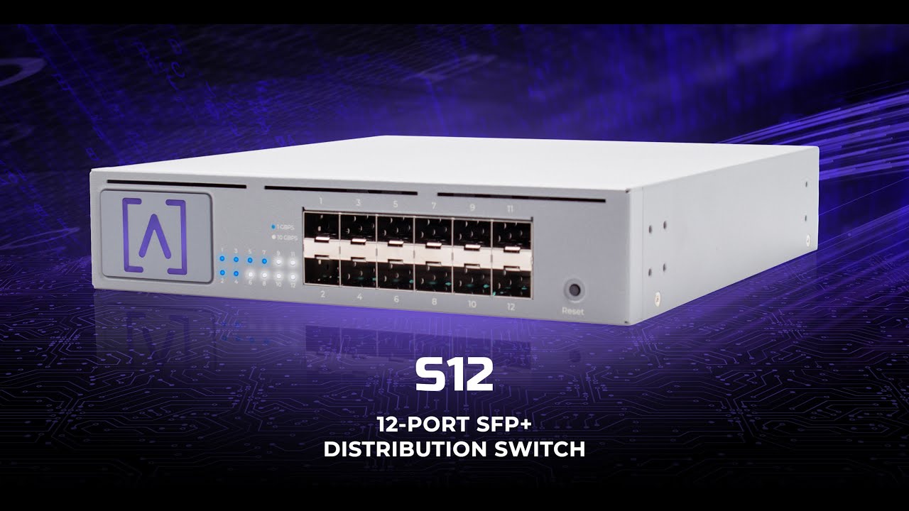 Introducing the S12 - 12-Port SFP+ Distribution Switch | Alta Labs