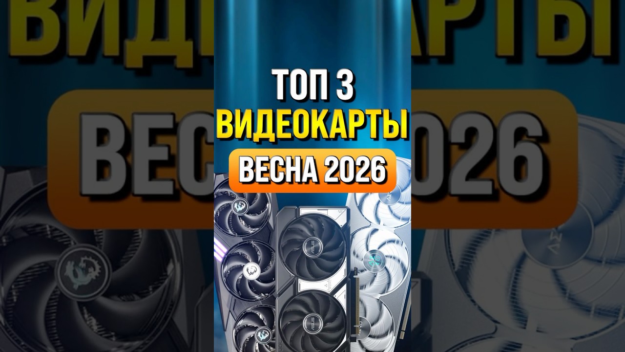 Топ 3 видеокарты. Весна 2026
