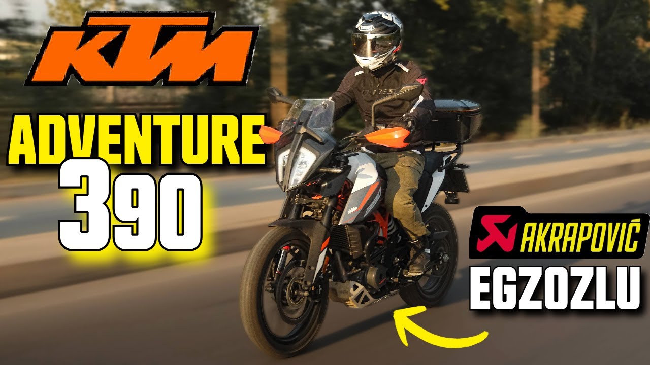 1 MOTOR AL 2 TANE OLSUN  NASIL MI ? KTM ADV 390  AKRAPOVİC EGZOZLU